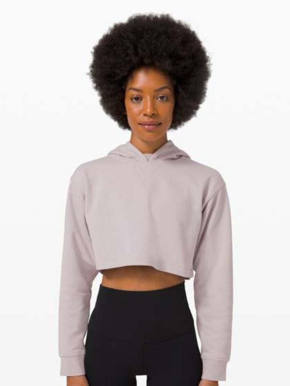 Lululemon all yours crop hoodie Iced Iris Size 6